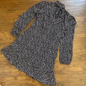 Joe Fresh Floral Long Sleeve Dress in size 4